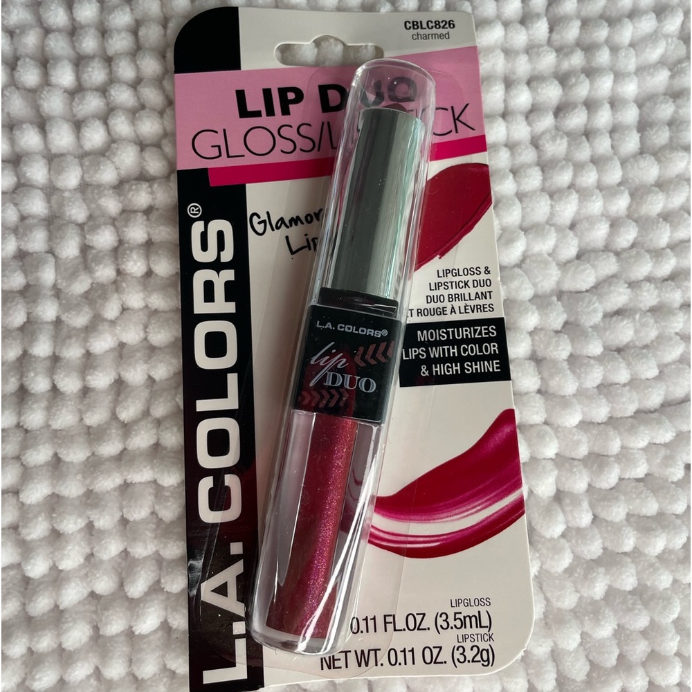 L.A Colors Lip Duo Gloss/Lipstick
